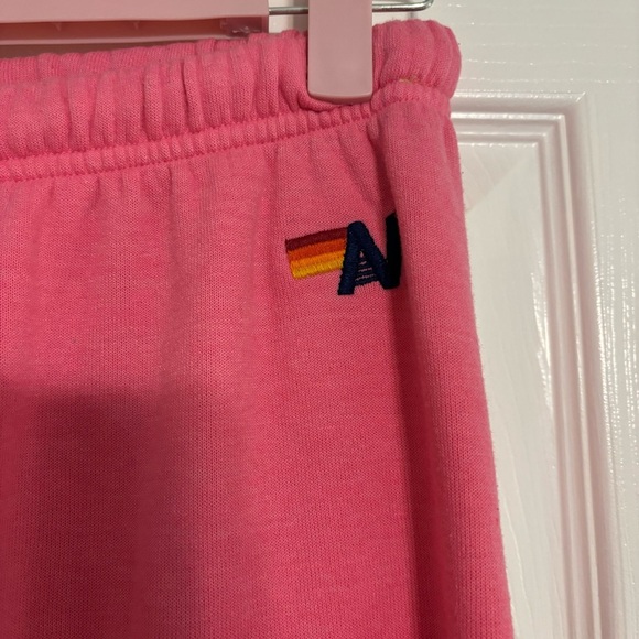 Aviator Nation 4 Bolt Sweatpants Pink - Picture 4 of 10